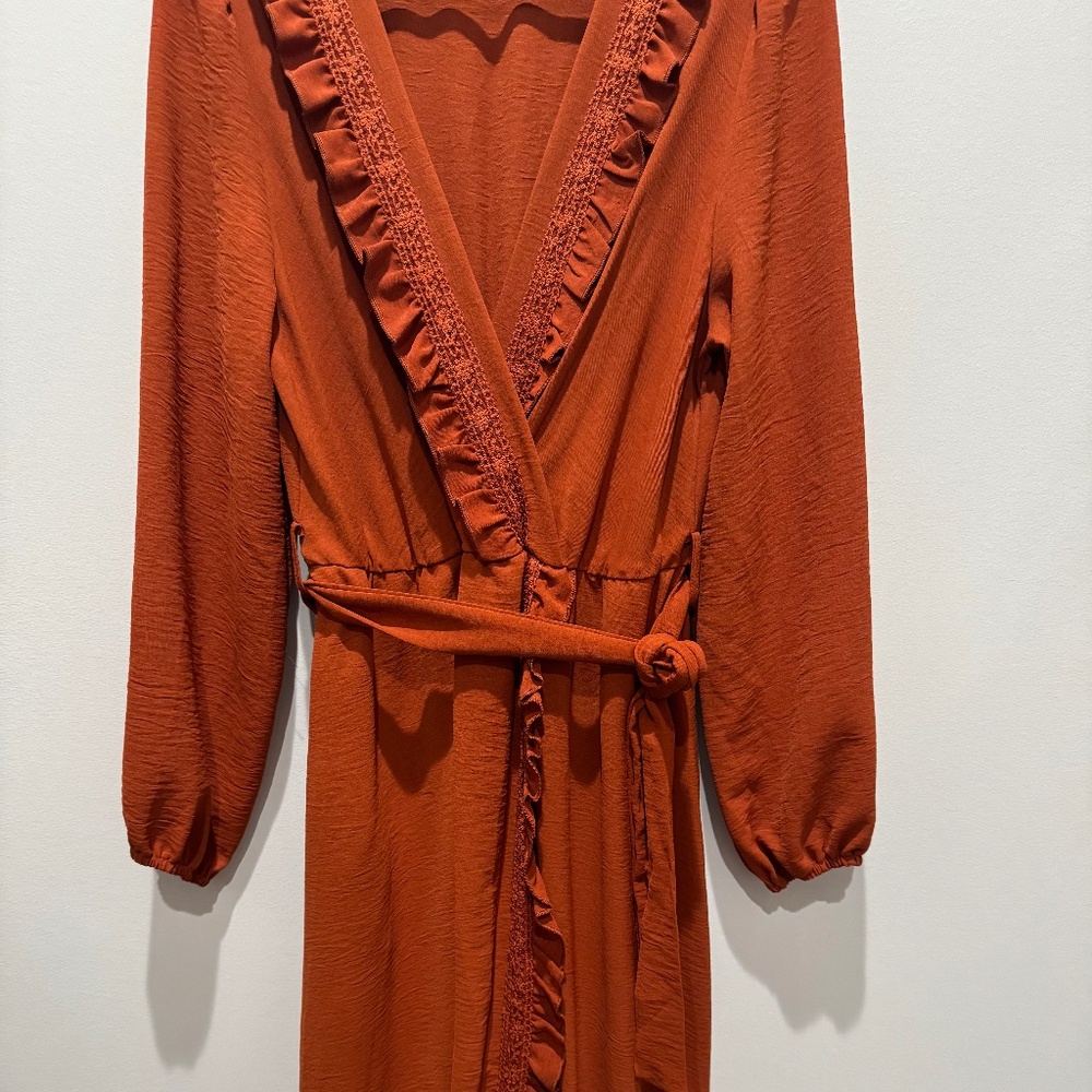 Burnt Orange Maxi Dress